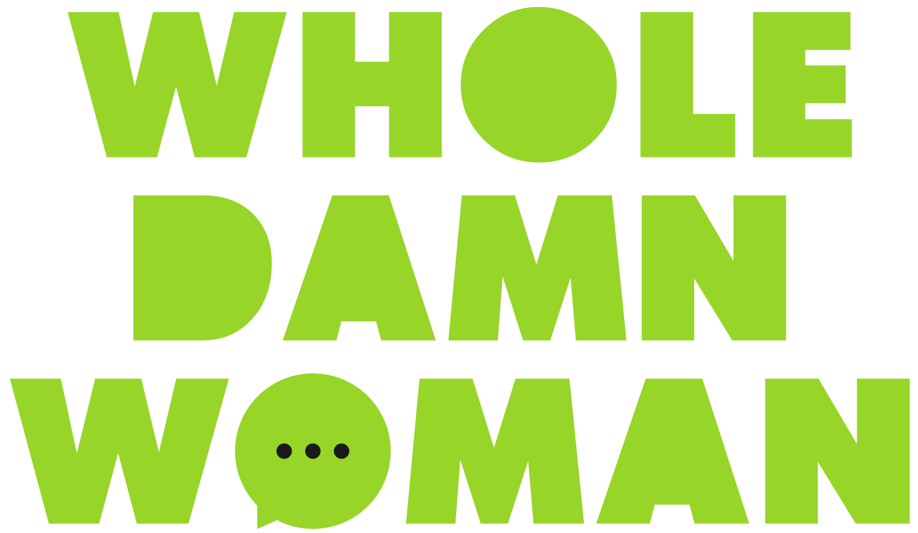 Whole Damn Woman logo